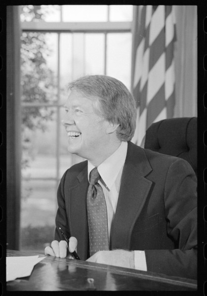 President Carter At White House