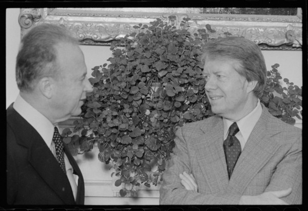 Rabin & Carter At White House