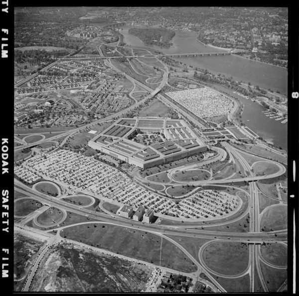 Title  Aerial views of Washington, D.C. & area Contributor Names  O'Halloran, Thomas J., photographer  Created / Published  1956. Format Headings