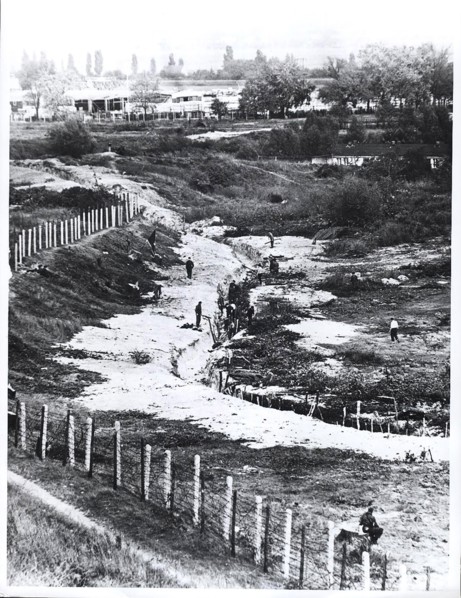 Berlin, August 1961 - In A Final Attempt to Halt a Flood of Refugees Escaping from East Germany