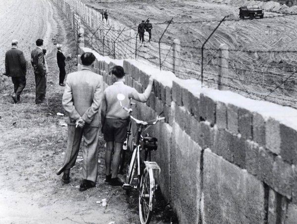 Here, on the Line Between the Outskirts of West Berlin (Left) and East Germany, the Communists Are