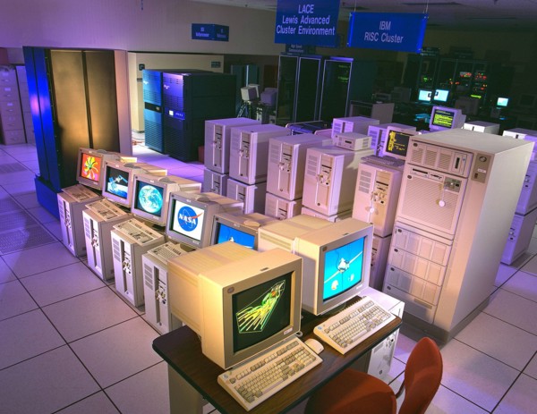 Cray and SP-2 Computers ca. 1996