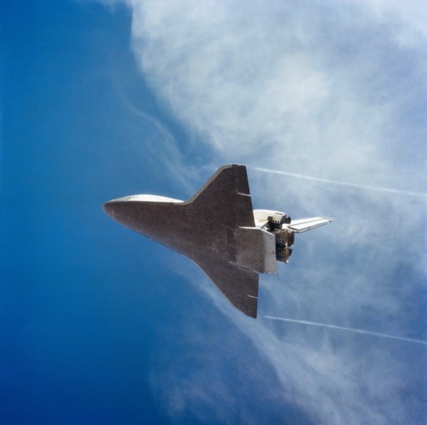 The space shuttle Columbia