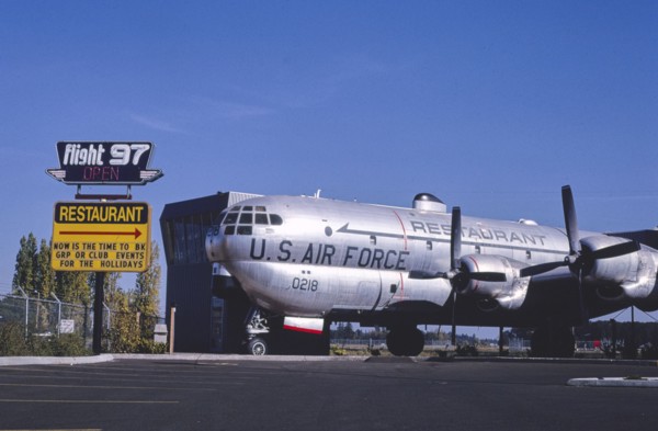 1980s America -   Flight G7 Restaurant, McMinnville, Oregon 1987
