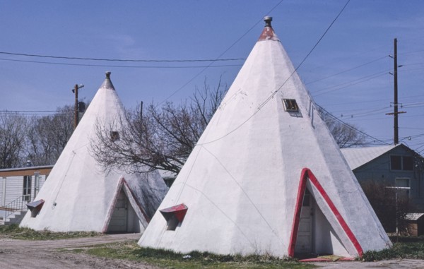 1980s United States -  Old motel, Hastings, Nebraska 1980