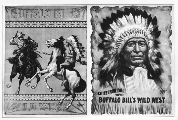 Buffalo Bill Poster, Buffalo Bill and Chief Iron Tail