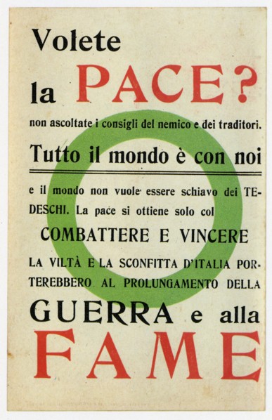 Peace, war, hunger