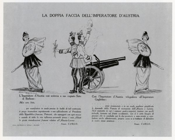 The double face of the Emperor of Austria