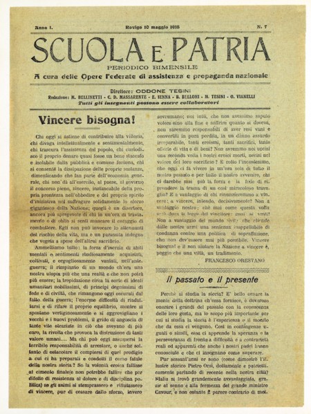Scuola e Patria