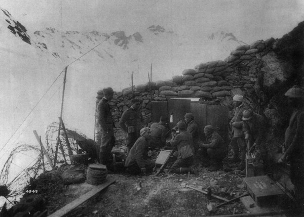 Artillery post