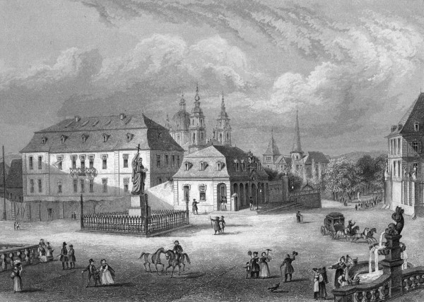 Bonifatiusplatz And Bonifatius Monument In Fulda