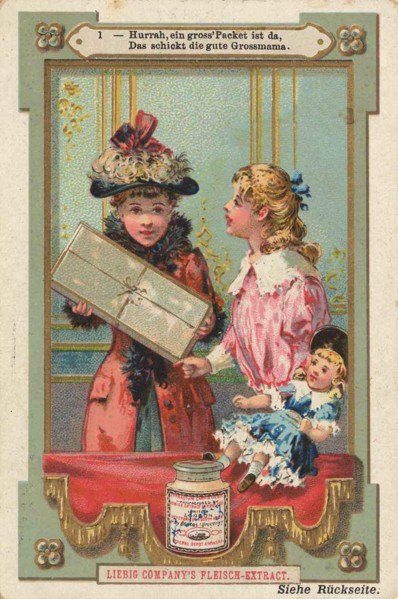 Series Of Pictures Children With Gifts