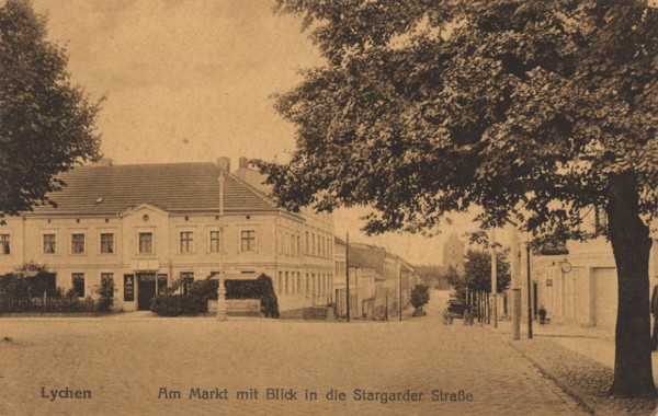Market Place And View Of Stargarder Straße In Lychen