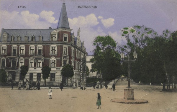 Station Square In Lyck