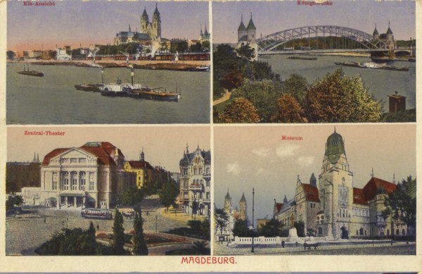 Elbe And Cathedral