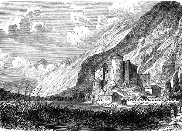 Toblino Castle On Lake Toblino