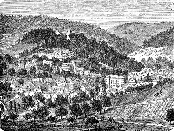 The Town Of Sonneberg In Thuringia