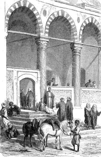 In Front Of A Mosque In Constantinople