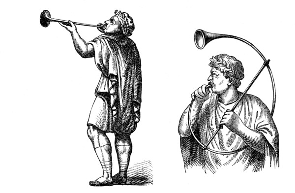 Roman Tuba Player (Left)