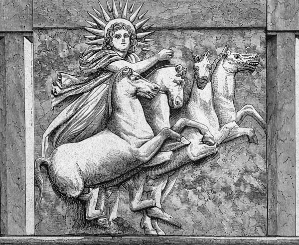 Metope From The Temple Of Apollo At Troy In Turkey