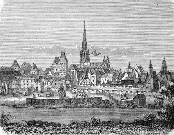 View Of Vienna In 1483