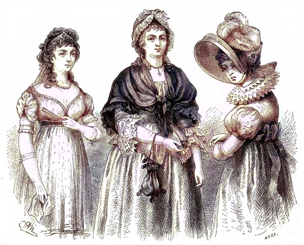 German Women'S Costumes At The Time Of The Revolution