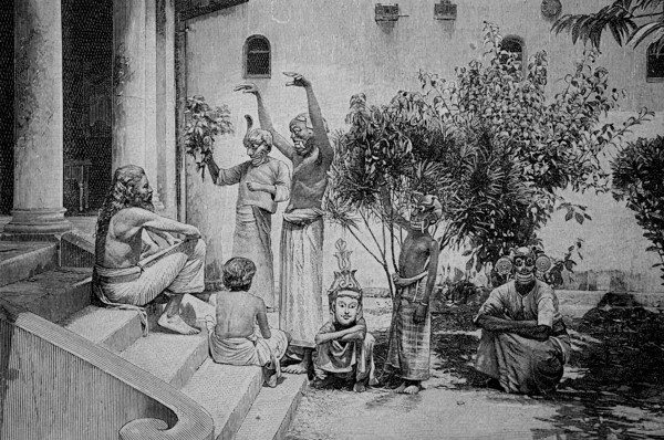 Devil Dancers In Sri Lanka