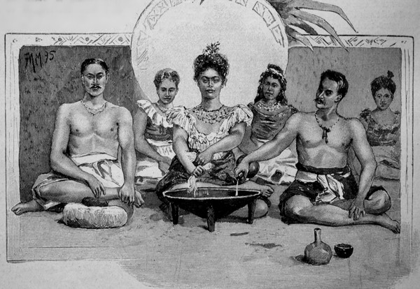 Preparation Of Kava-Kava Or Kawa-Kawa