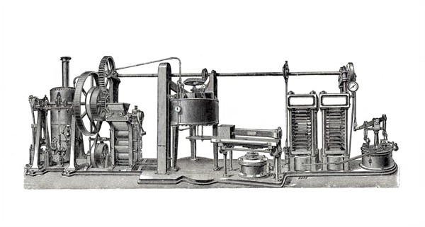 An Oil Mill According To The Anglo-American System Of Rp Fischer & Co. Hamburg