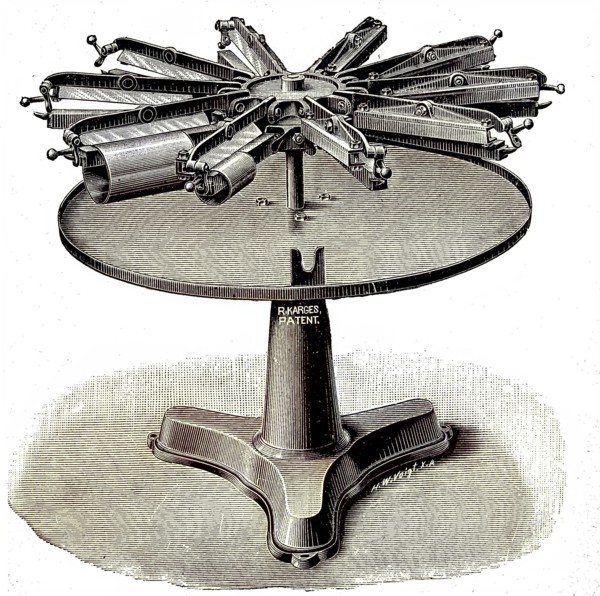 Illustration Of A Soldering Tongs By R. Karges From Braunschweig