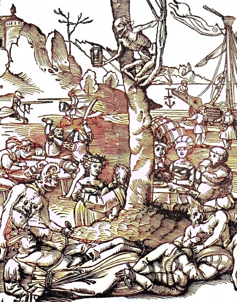 Allegory On The Consequences Of Excesses In Wine