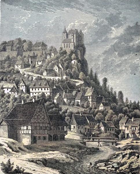 Castle And Village Of Egloffstein