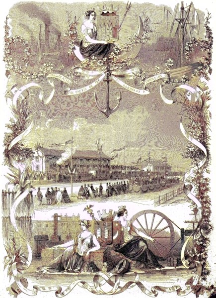The Opening Of The First Railway Station Of The French South Railway