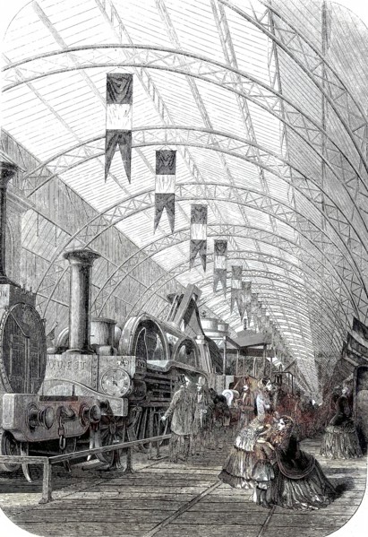 Train In The The Annexe In France In A Railway Station