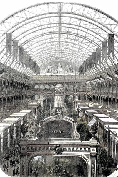 The Interior Of The Transept Of The Industrial Palace