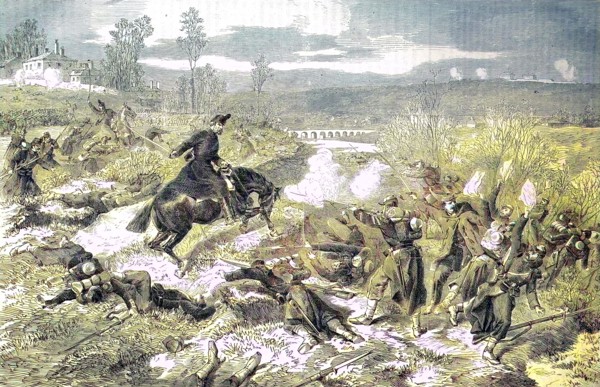 The Royal Saxon Rifle Regiment No.108 In The Battle Near Villiers On 2 December