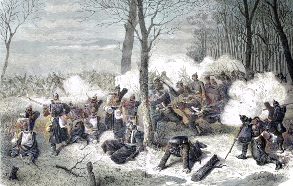 Defense Of Le Bourget Against The Battle Of The French Marines In Battle On December 21St