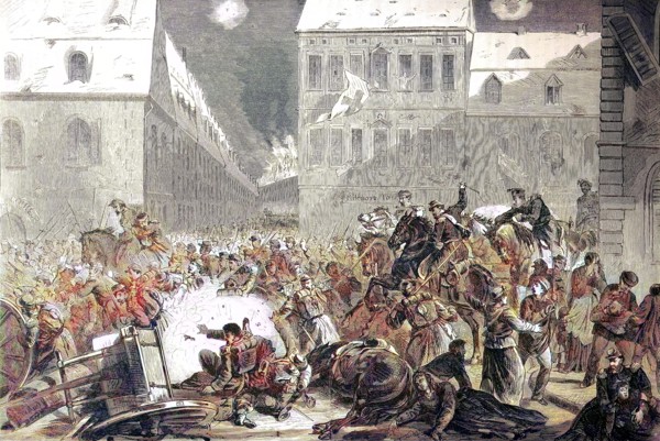 Fleeing The French From Le Mans On The Evening Of 12 January