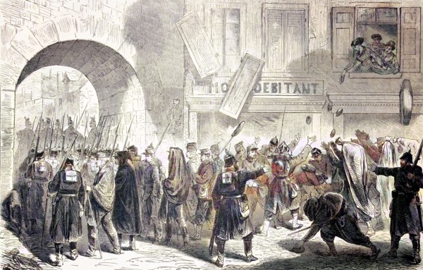 Departure Of French Prisoner Of War From Sedan On 2 September