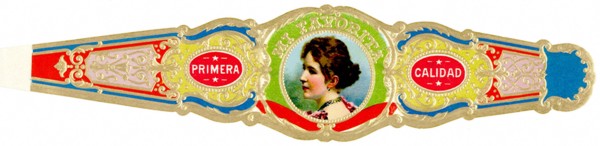 Woman on Cigar Band