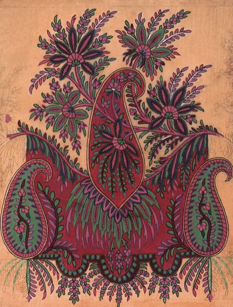 Leaves and Paisley.