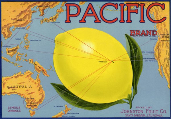 Lemon Fruit Label.