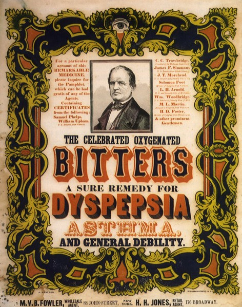 The Celebrated Oxygenated Bitters.