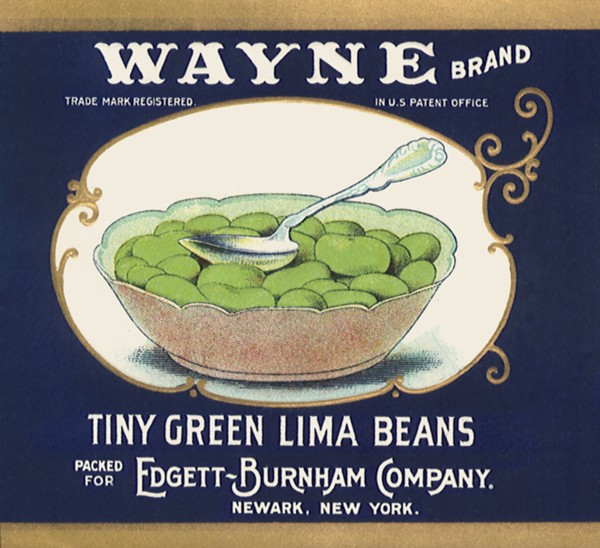 Bowl of Lima Beans.