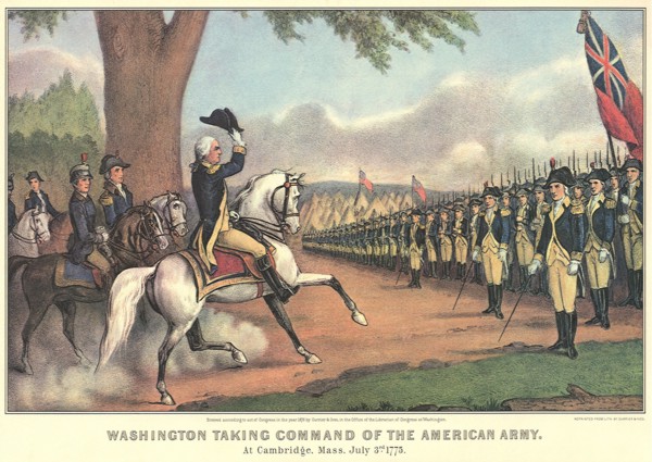 Washington with Troops.