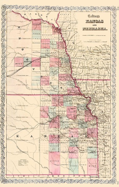 Kansas and Nebraska.