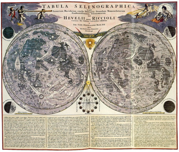 Homann's Moon Map.