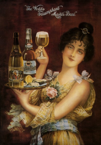Elegant Barmaid.