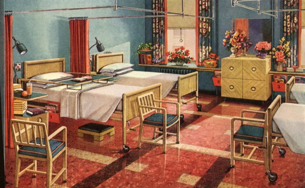 Clean Hospital Room.