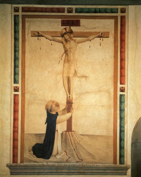 Saint Dominic with the Crucifix.